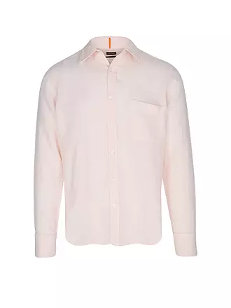 BOSS | Chemise en lin Regular Fit RELEGANT | rosa
